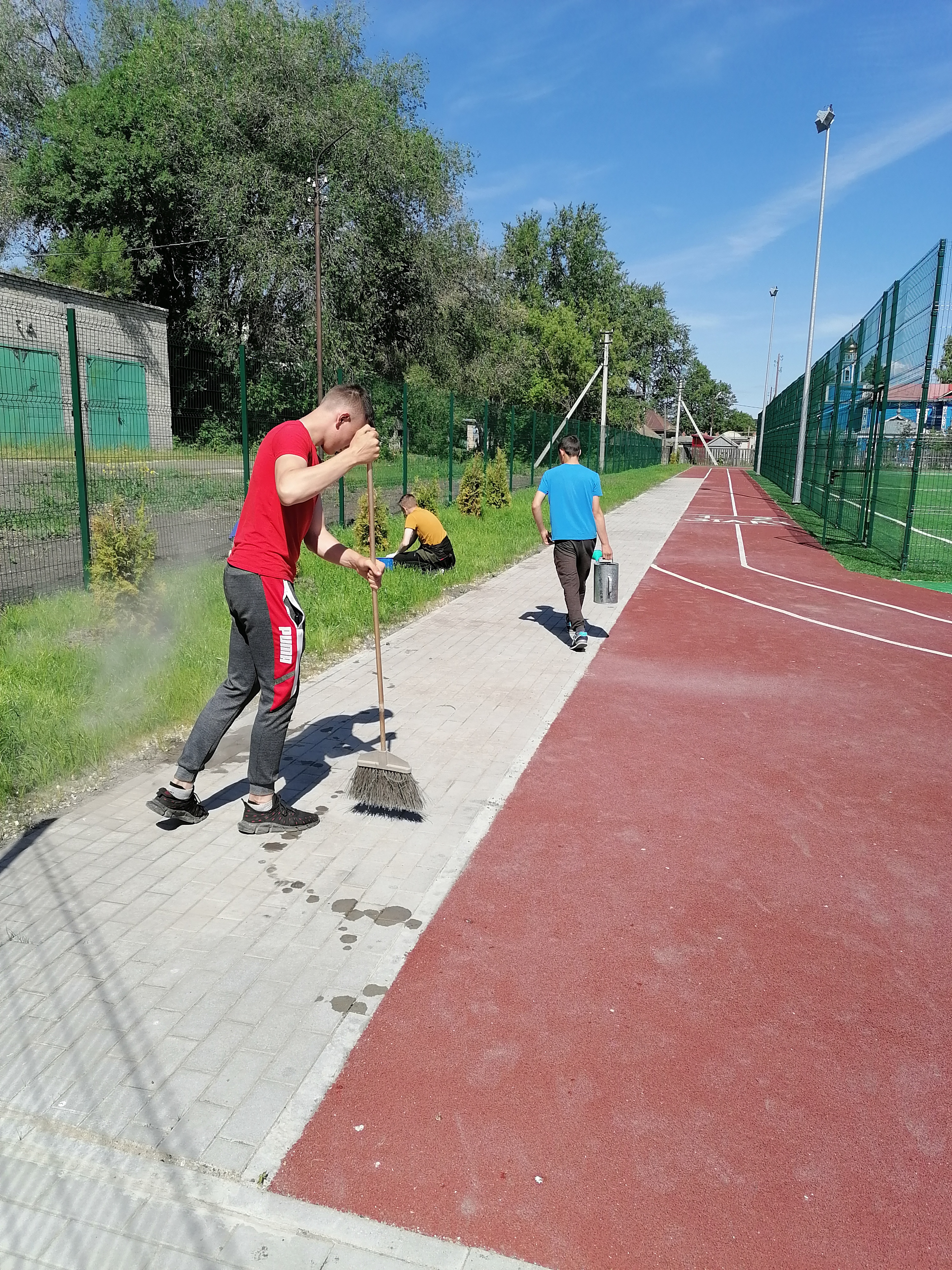 12 день 1 смены лагеря труда и отдыха &amp;quot;Сокол&amp;quot;. Спортплощадка.